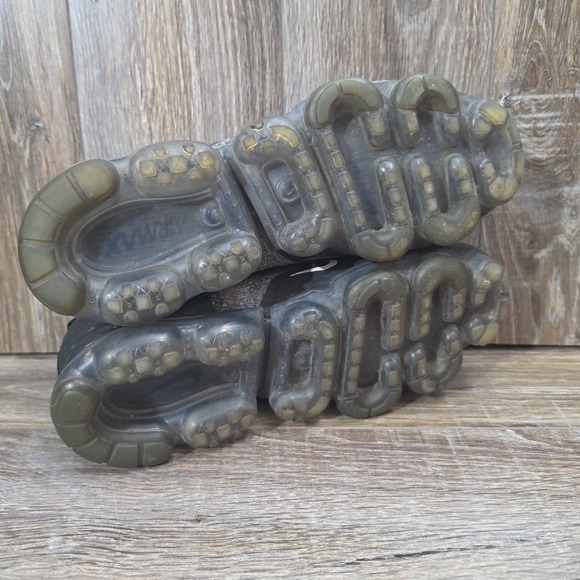 Nike Air VaporMax Flyknit 2 Wolf Grey Dark Grey Black Men's Size 9.5 942842-002 - Picture 10 of 12